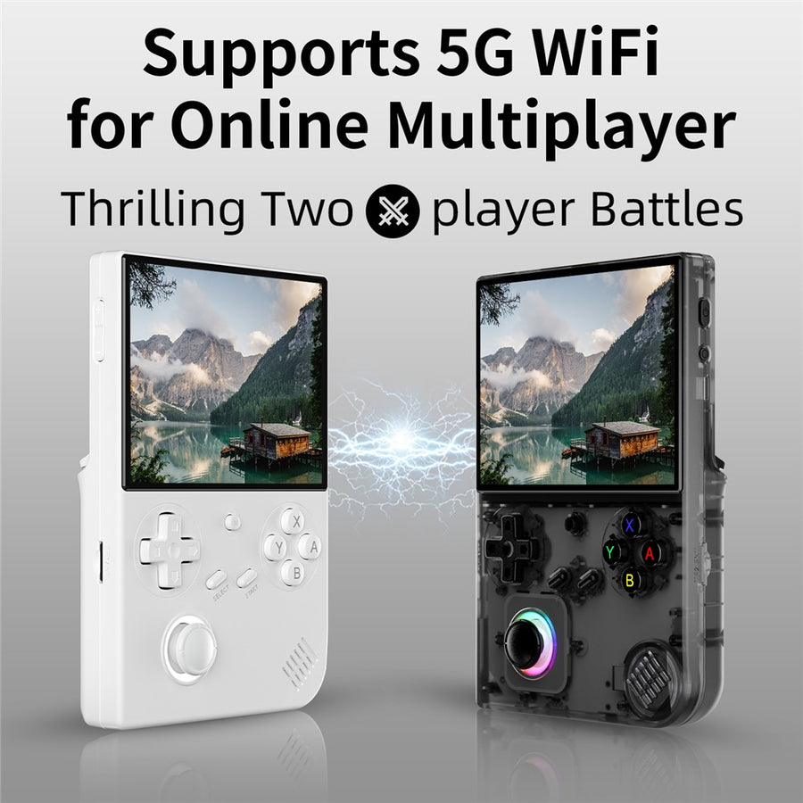 ANBERNIC RG40XXV 4.0-inch IPS Screen WiFi Bluetooth-Compatible 64GB Retro Video Game Console without TF Card