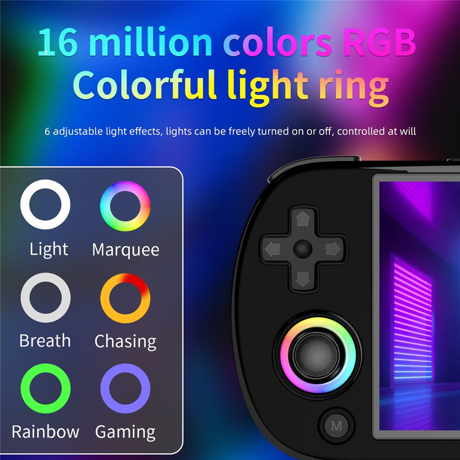 ANBERNIC RG40XXH 4.0 Inch IPS Screen 64G Bluetooth + WiFi Handheld Video Game Console, with 256G TF Card