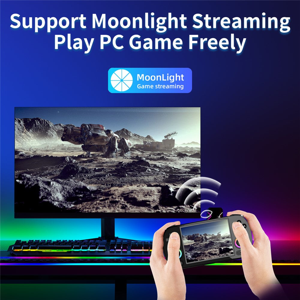 ANBERNIC RG40XXH 4.0 Inch IPS Screen 64G Bluetooth + WiFi Handheld Video Game Console, with 256G TF Card