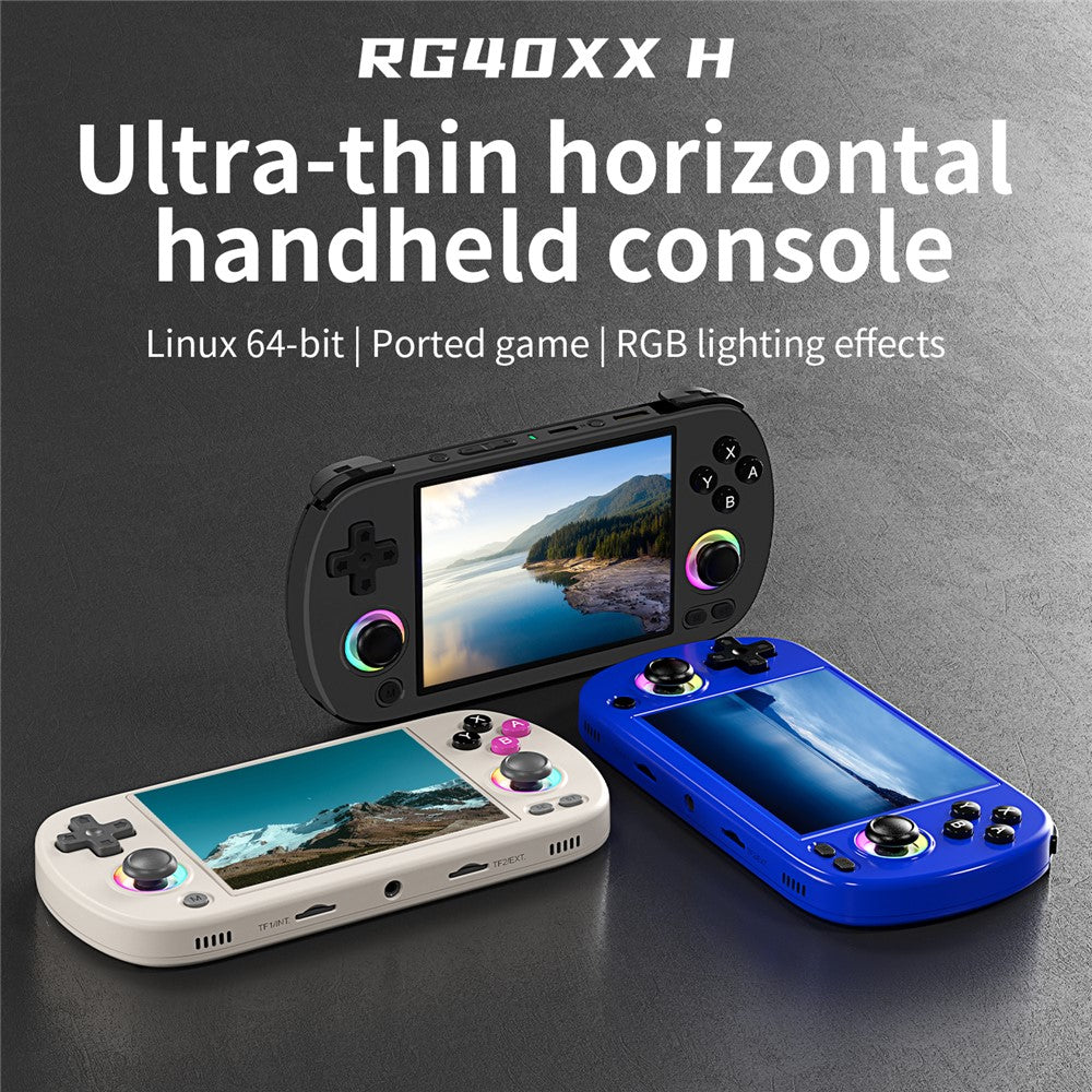 ANBERNIC RG40XXH 4.0 Inch IPS Screen 64G Bluetooth + WiFi Handheld Video Game Console, without TF Card