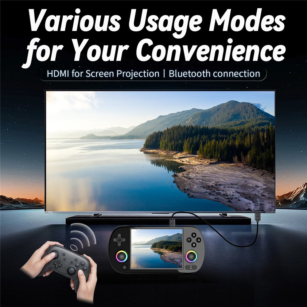ANBERNIC RG40XXH 4.0 Inch IPS Screen 64G Bluetooth + WiFi Handheld Video Game Console, without TF Card