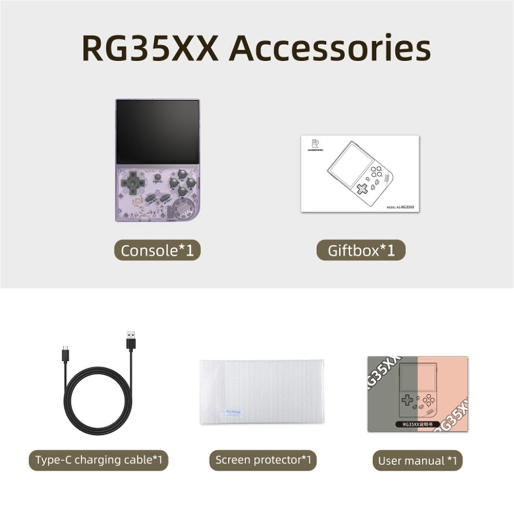 ANBERNIC RG35XX 3.5-inch IPS Display Retro Game Console 64GB Handheld Game Console