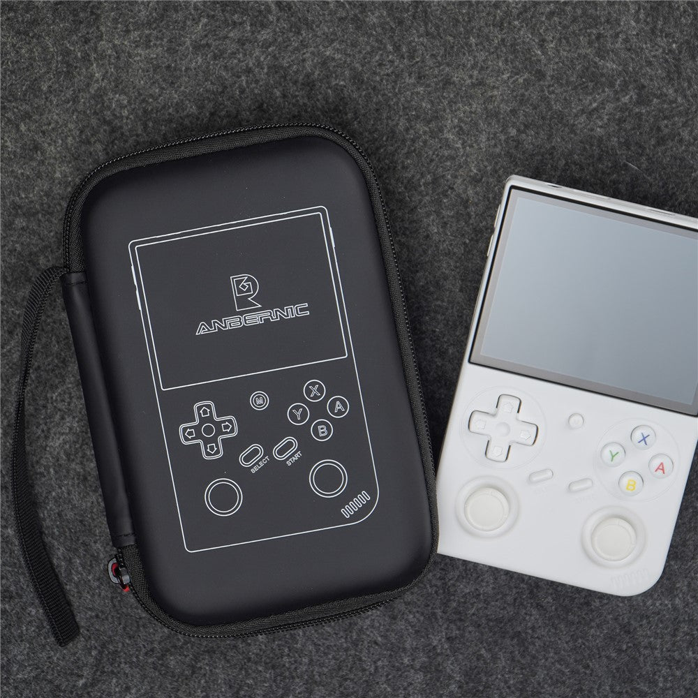 ANBERNIC For ANBERNIC RG35XX Pro Handheld Game Console Carrying Case PU Leather Storage Bag