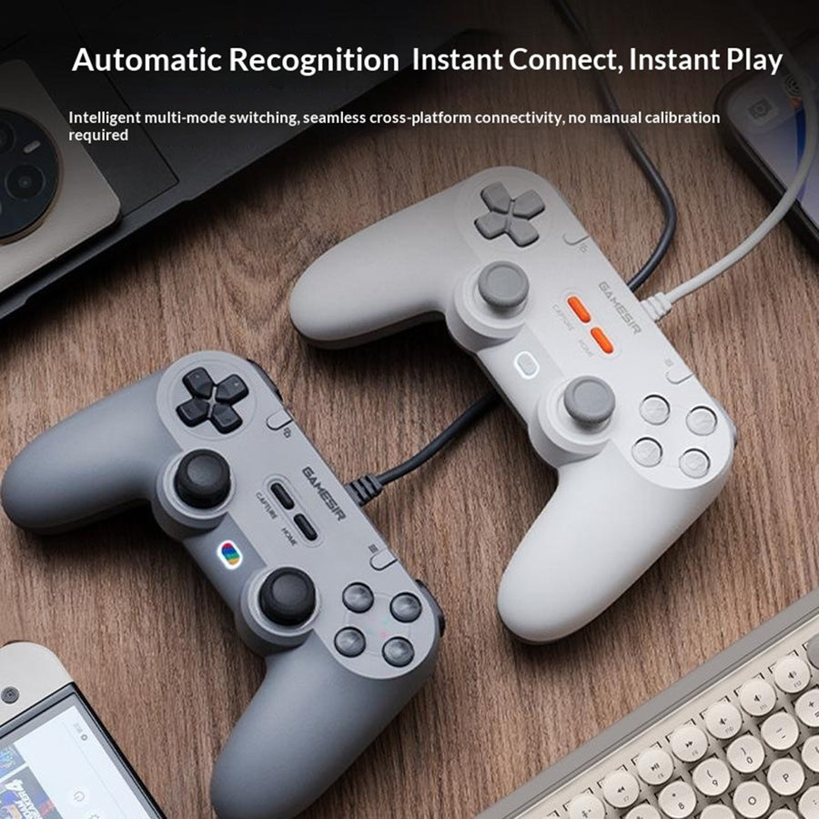 GameSir T3 Lite Wired Controller for PC, Switch & Mobile, Retro Design, photo 3