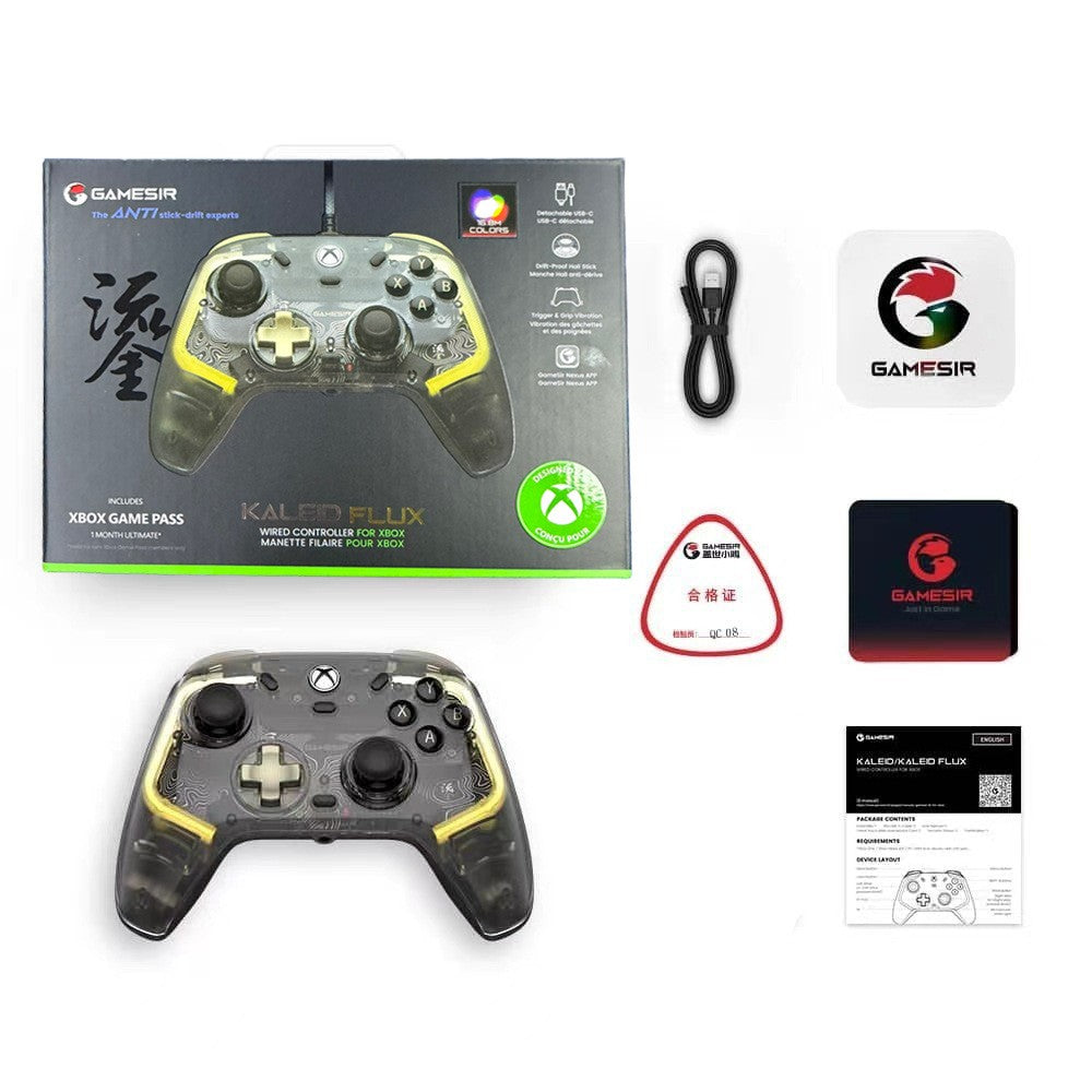 GameSir K1 Wired Controller for Xbox & PC, Transparent RGB, Hall Effect, photo 12
