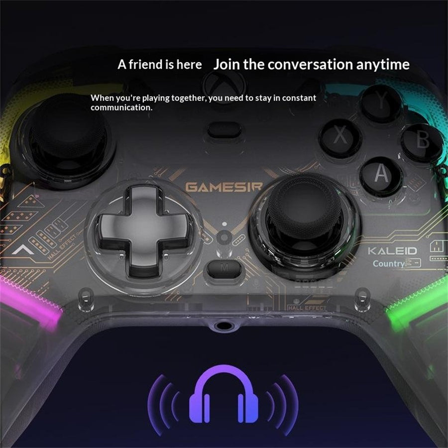 GameSir K1 Wired Controller for Xbox & PC, Transparent RGB, Hall Effect, photo 4