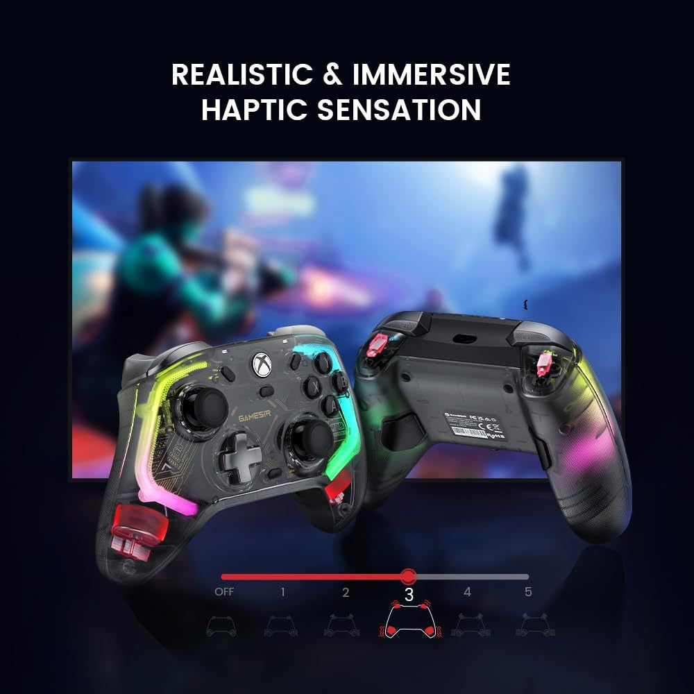 GameSir K1 Wired Controller for Xbox & PC, Transparent RGB, Hall Effect, photo 6
