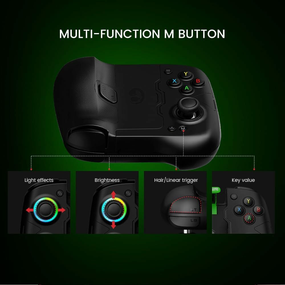 GameSir X4a Split Stretch Controller for Android, 256-Level Hall Triggers, photo 3