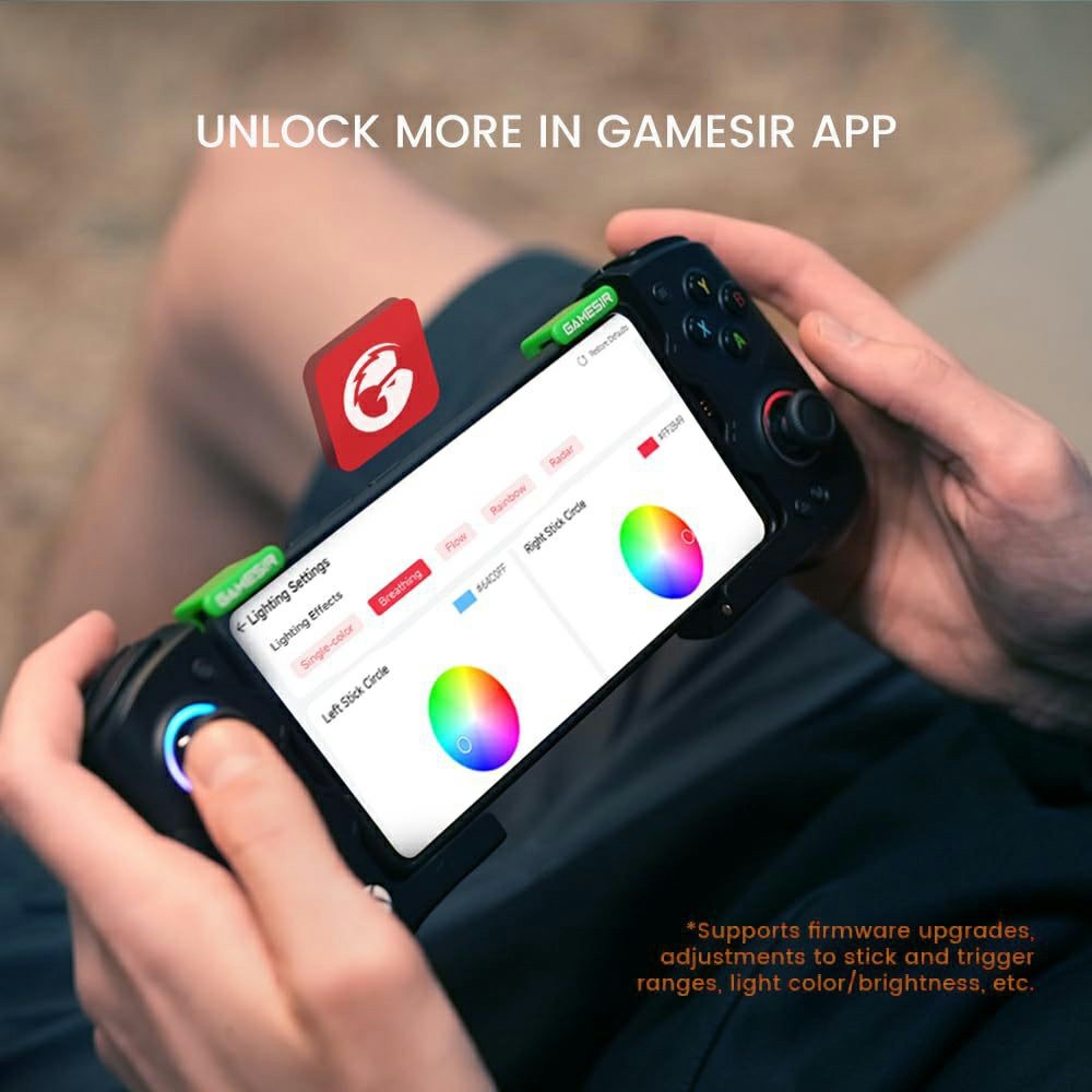 GameSir X4a Split Stretch Controller for Android, 256-Level Hall Triggers, photo 7