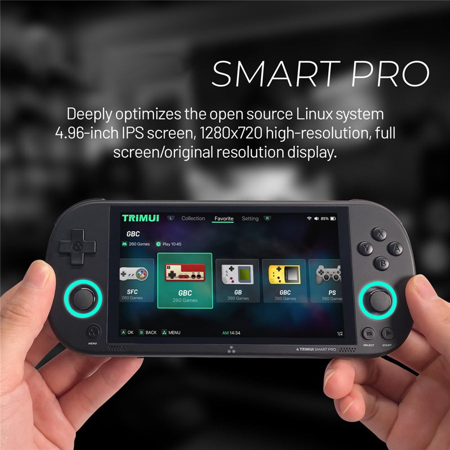 ANBERNIC Retro Handheld Game Console Built-In 26+ Emulator Console (With 64G Memory Card, English Version)