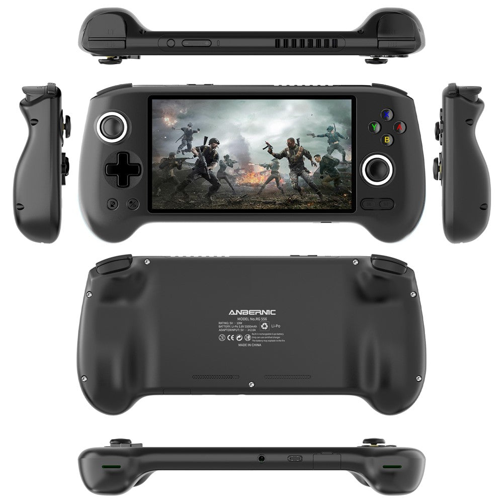 ANBERNIC RG556 8+128G Wireless Gamepad Retro Joystick Game Console, without TF Card and Games (English Version)