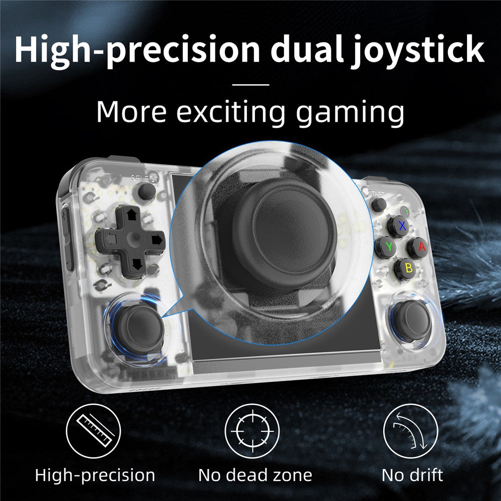 ANBERNIC RG35XXH Linux System 3.5-inch IPS Screen Open Source Game Console (English Version), 64G Memory