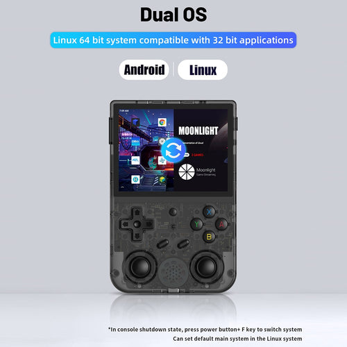 ANBERNIC RG353V 32G Handheld Retro Game Console with 128G TF Card (Built-In 25000 English Games)