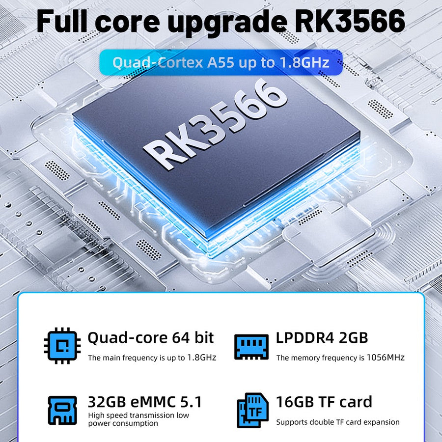 ANBERNIC RG353V 32G Handheld Retro Game Console with 128G TF Card (Built-In 25000 English Games)