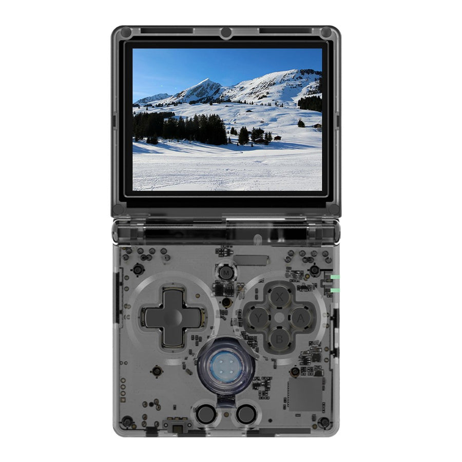 ANBERNIC RG35XXSP 3.5-inch Screen Flip Handheld Gaming Machine 64G Wireless Game Console without TF Card (English Version)