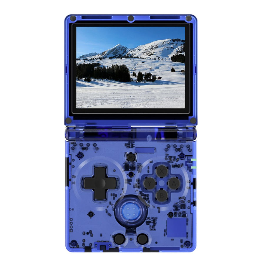 ANBERNIC RG35XXSP 3.5-inch Screen Flip Handheld Gaming Machine 64G Wireless Game Console without TF Card (English Version)