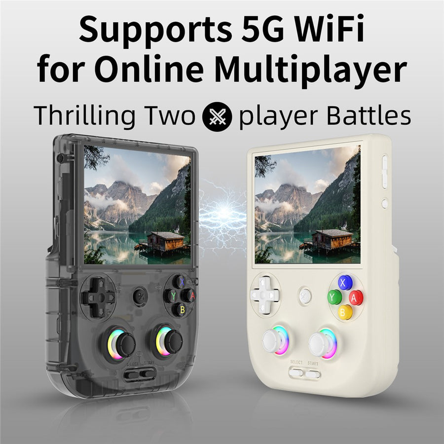 ANBERNIC RG406V Retro Handheld Game Console 4 inch 960*720P IPS Touch Screen 128G Android 13 Game Console, No TF Card