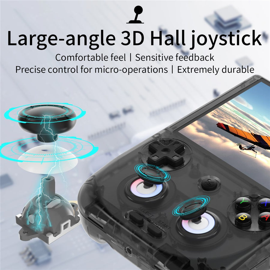 ANBERNIC RG406V Retro Handheld Game Console 4 inch 960*720P IPS Touch Screen 128G Android 13 Game Console, No TF Card