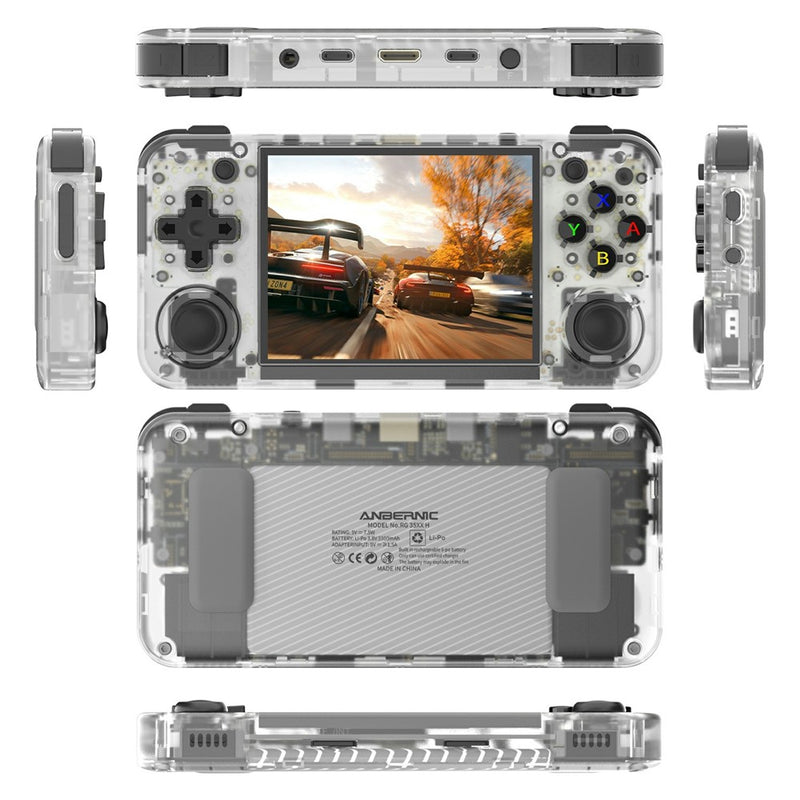 ANBERNIC RG35XXH Open Source Handheld Game Console Wireless Controller with 32G + 64G TF Card