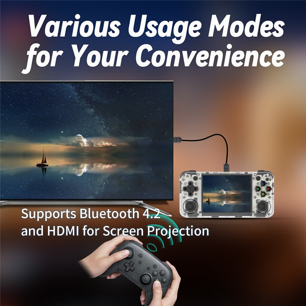 ANBERNIC RG35XXH Open Source Handheld Game Console Wireless Controller with 32G + 64G TF Card