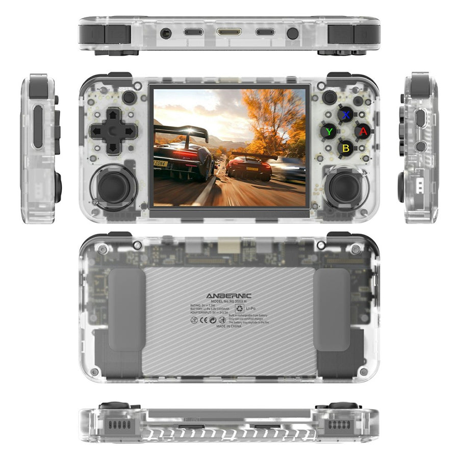 ANBERNIC RG35XXH Open Source Handheld Game Console Wireless Controller with 32G + 128G TF Card