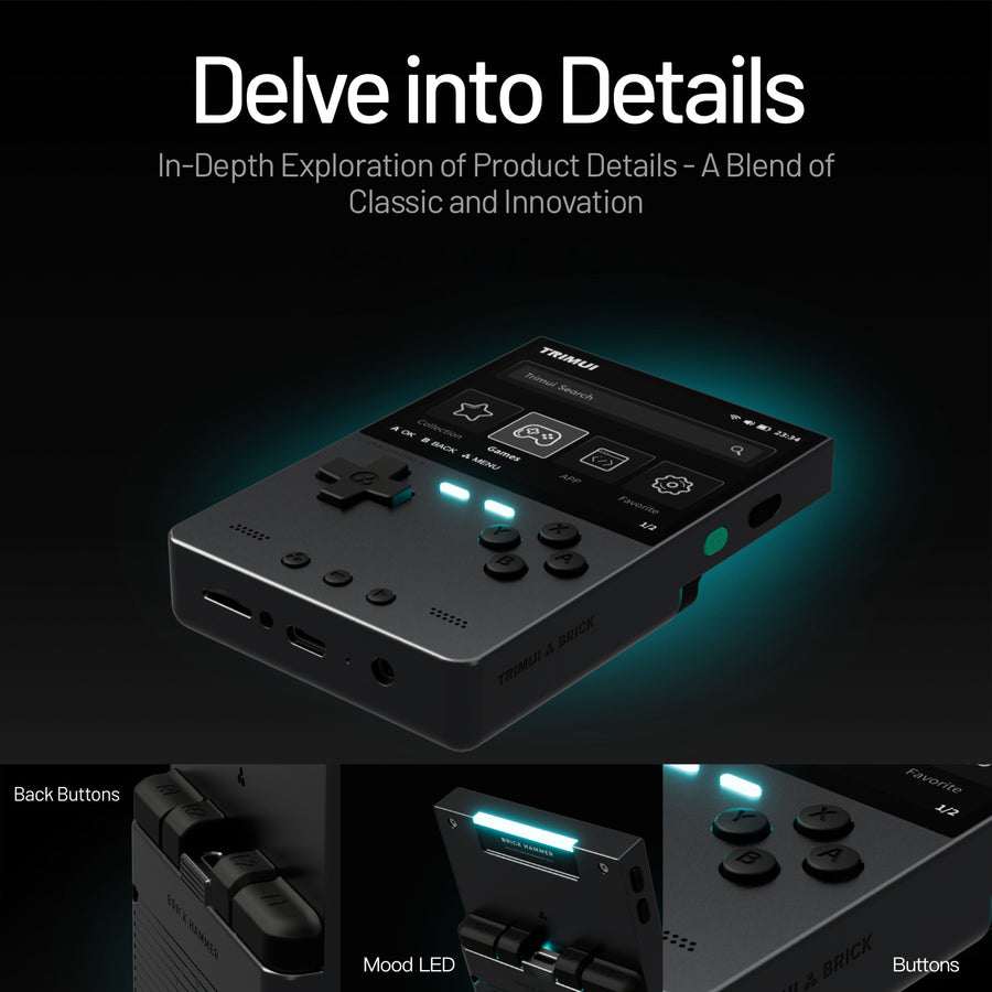 TRIMUI Brick Retro Handheld Console - 128GB