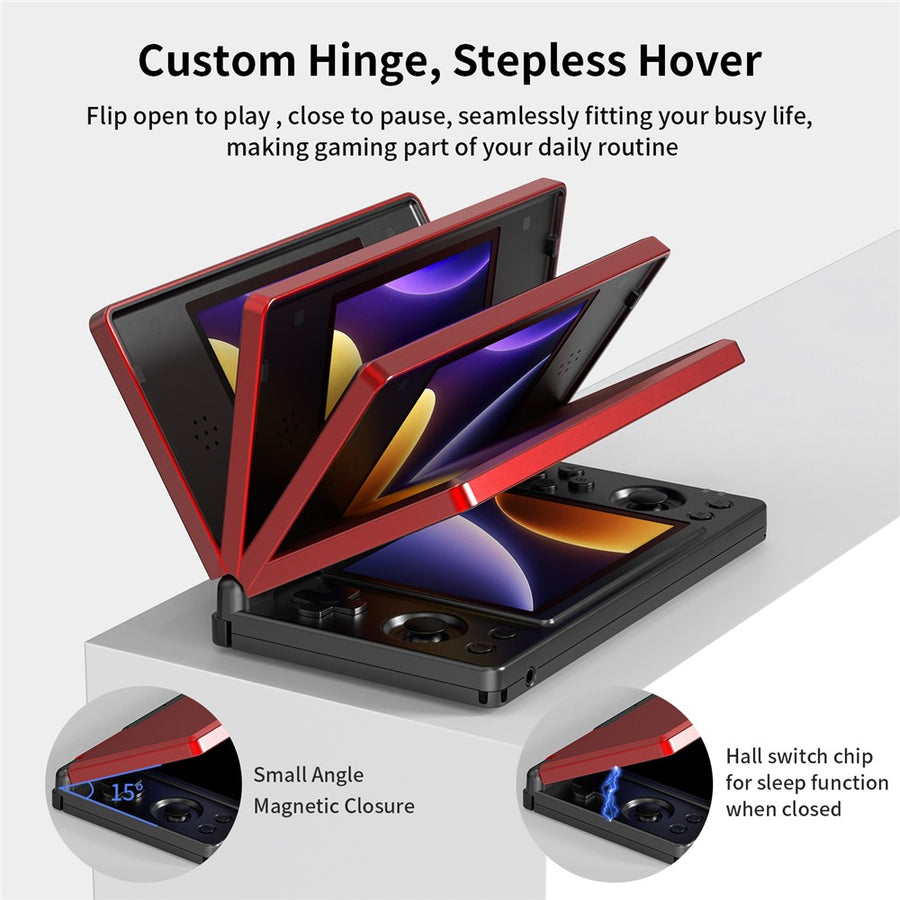 ANBERNIC 128G RG DS Handheld Game Console Retro Arcade Android Open Source Console with Dual IPS Screens