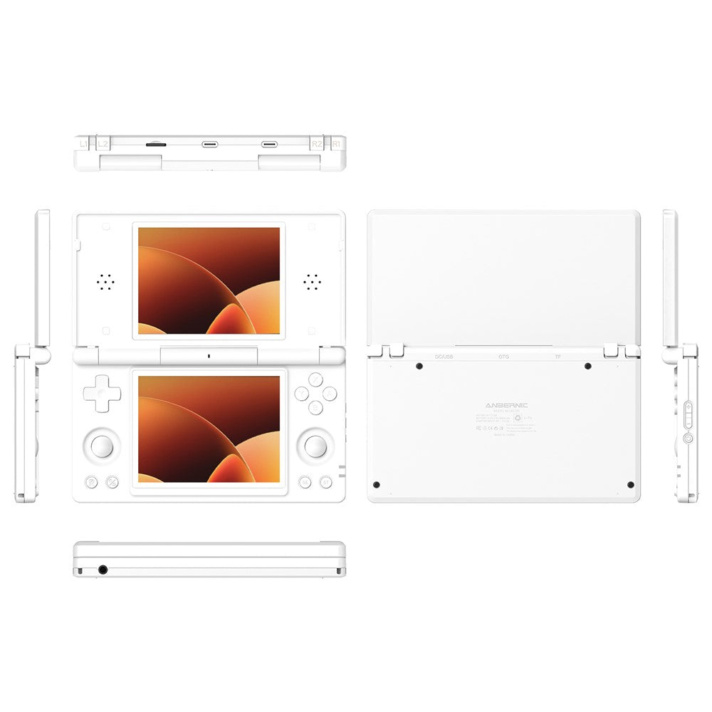 ANBERNIC 128G RG DS Handheld Game Console Retro Arcade Android Open Source Console with Dual IPS Screens