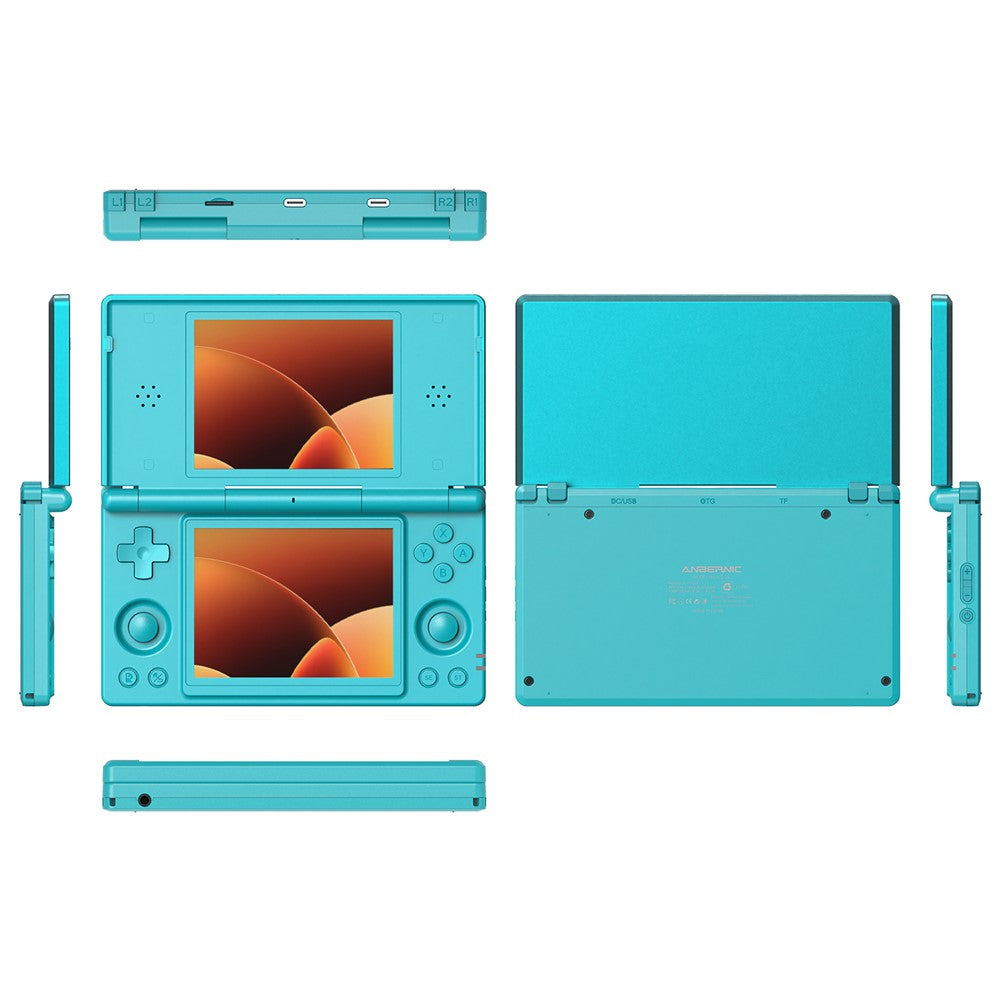 ANBERNIC 128G RG DS Handheld Game Console Retro Arcade Android Open Source Console with Dual IPS Screens