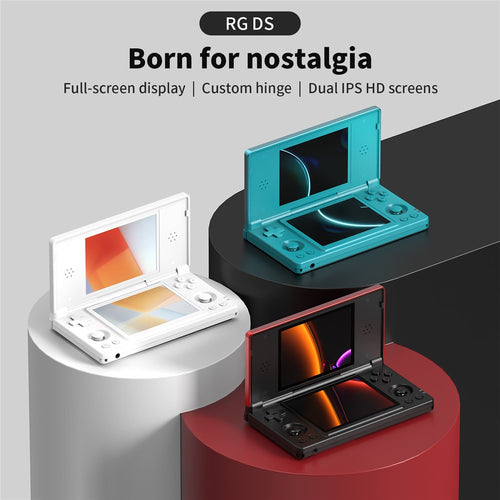 ANBERNIC 256G RG DS Handheld Game Console Retro Arcade Open Source Console with Dual IPS Screens