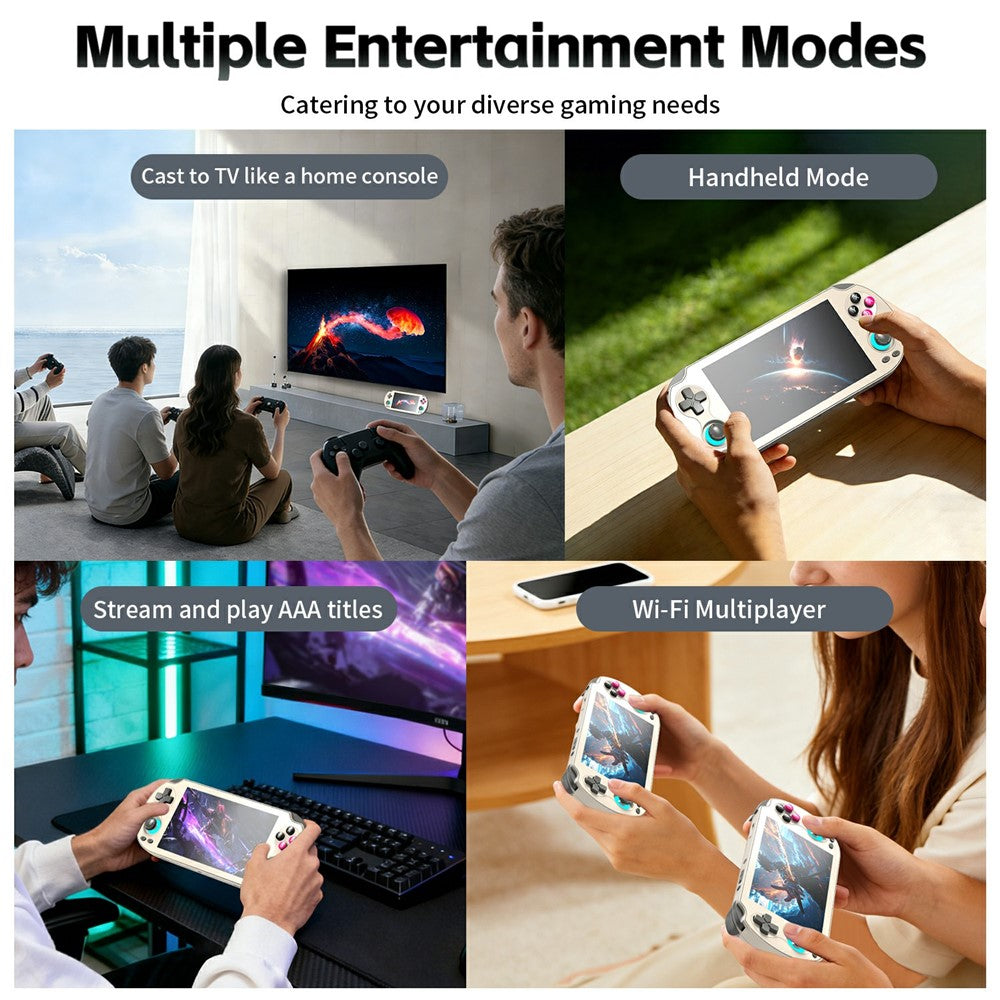 ANBERNIC RG VITA 5.46 Inch IPS Gaming Handheld Game Console Built in 3GB+64GB Streaming Android 12 T618 Octa-Core Competitive Gaming Machine