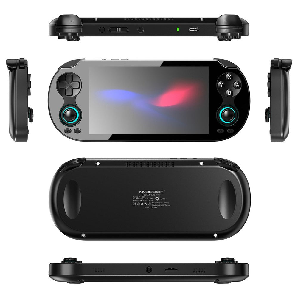 ANBERNIC RG VITA 5.46 Inch IPS Gaming Handheld Game Console Built in 3GB+64GB Streaming Android 12 T618 Octa-Core Competitive Gaming Machine