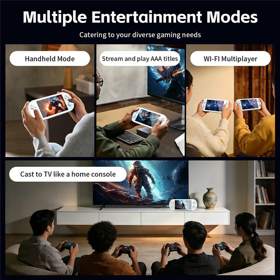ANBERNIC RG VITA Pro Android 14 Linux Handheld Game Console Bulit in 4GB+64GB Streaming Competitive Gaming Machine with 16GB System Card