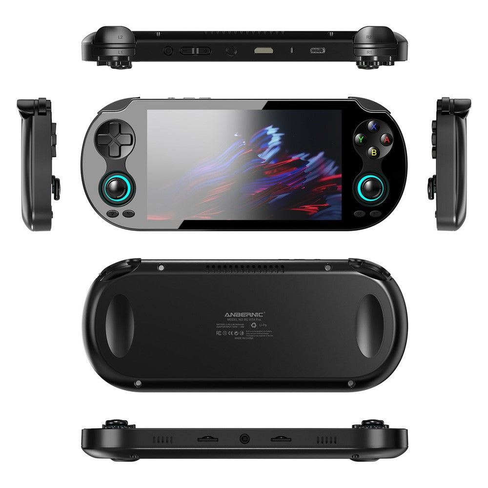 ANBERNIC RG VITA Pro Android 14 Linux Handheld Game Console Bulit in 4GB+64GB Streaming Competitive Gaming Machine with 16GB System Card
