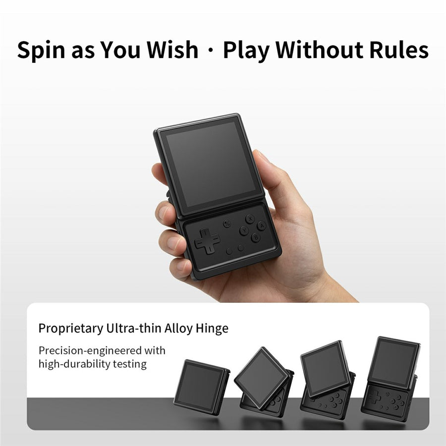 ANBERNIC RG Rotate Handheld Game Console 3.5 Inch Touchscreen Android 12 Portable Retro Gaming Device with Rotating Screen