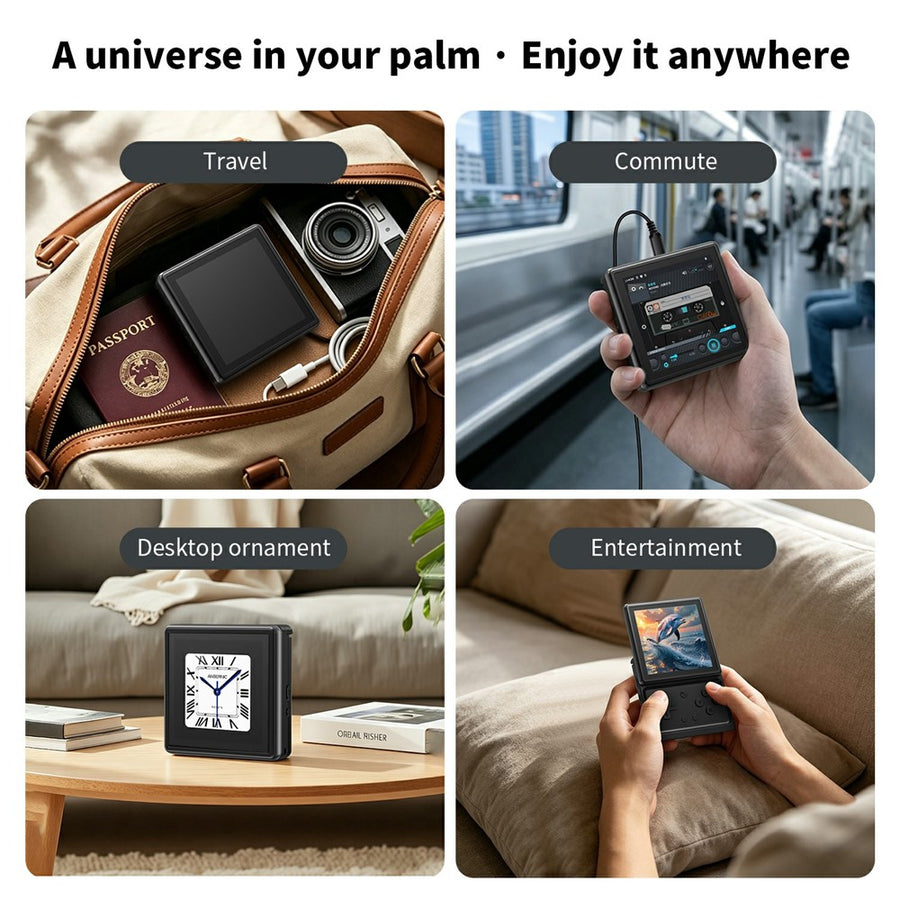 ANBERNIC RG Rotate Handheld Game Console 3.5 Inch Touchscreen Android 12 Portable Retro Gaming Device with Rotating Screen