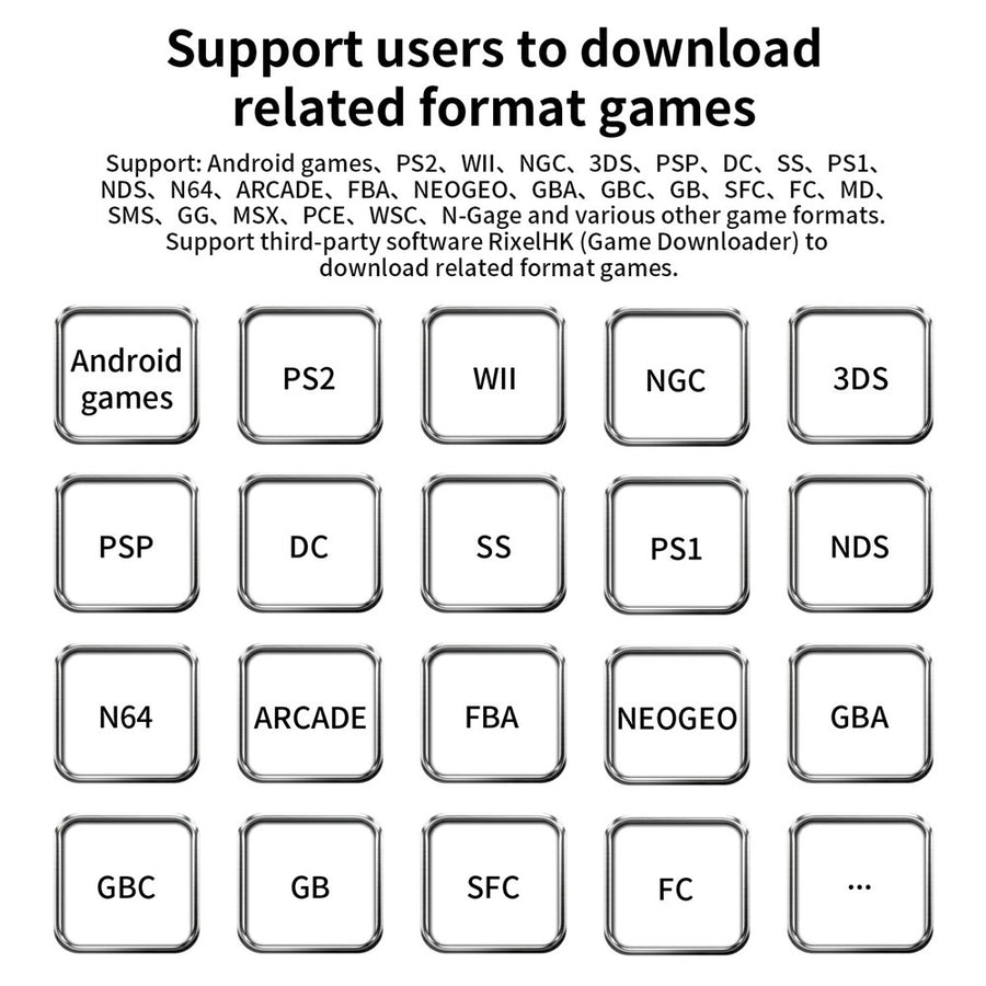 ANBERNIC RG Rotate Handheld Game Console 3.5 Inch IPS Touchscreen Aluminum Alloy Rotatable Screen Android 12 Gaming Device