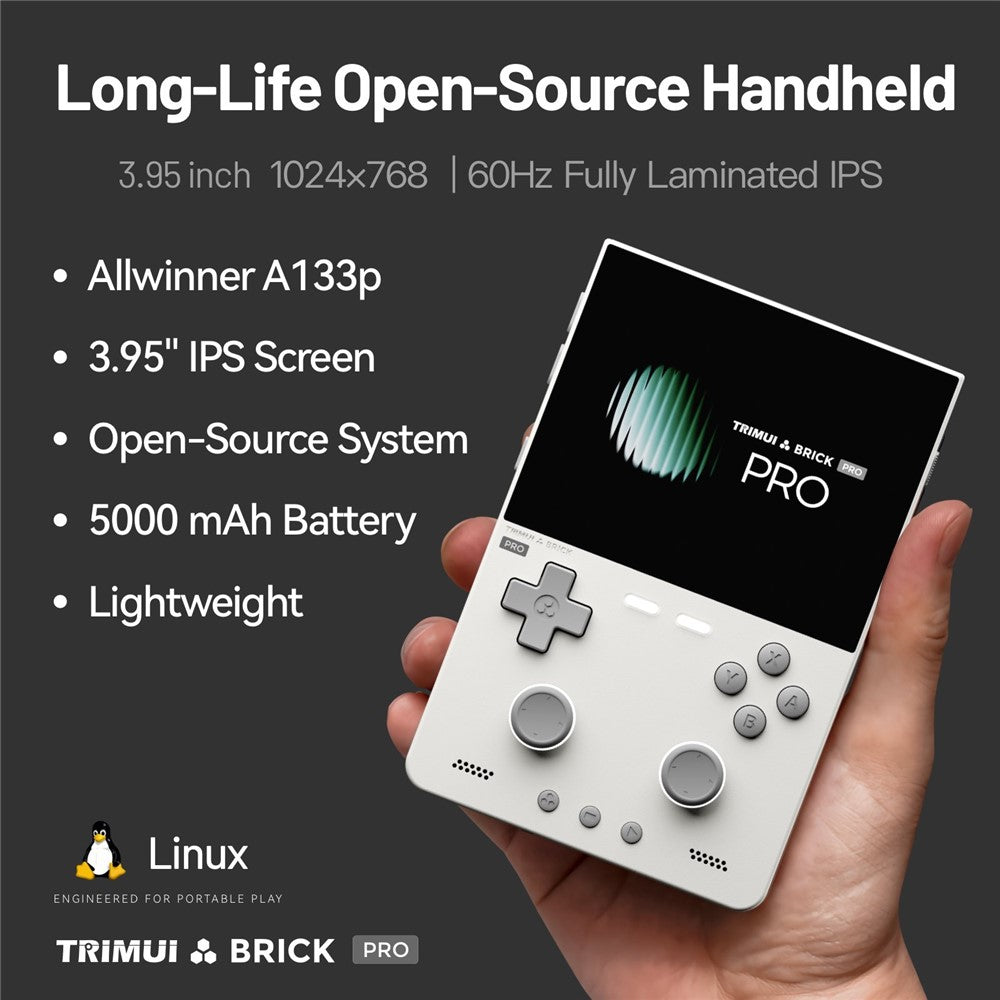 TRIMUI Brick Pro Retro Handheld Console - 128GB