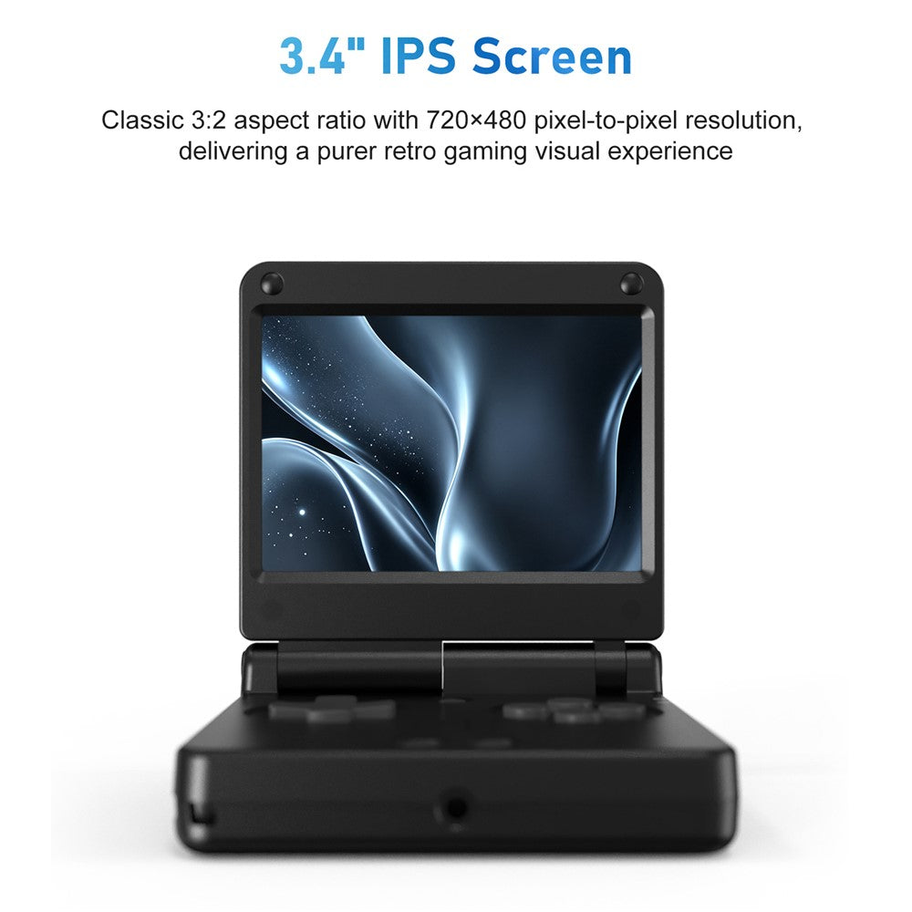 ANBERNIC RG SP 128GB Handheld Game Console 3.4 inch IPS Screen Quad-Core Clamshell Retro Gaming Device