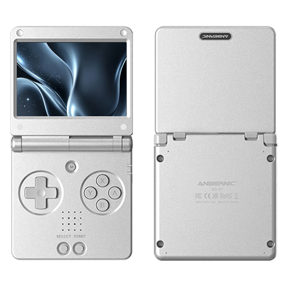 ANBERNIC RG SP 128GB Handheld Game Console 3.4 inch IPS Screen Quad-Core Clamshell Retro Gaming Device