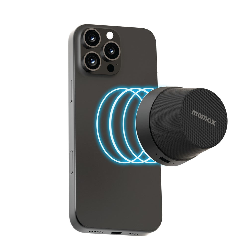 MOMAX 1-Vibe Go Wireless Speaker, Magnetic, photo 3