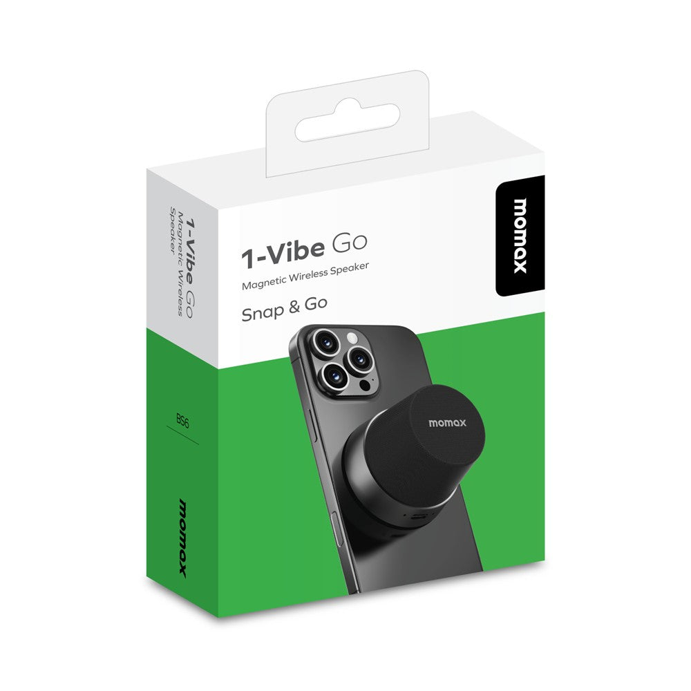 MOMAX 1-Vibe Go Wireless Speaker, Magnetic, photo 7