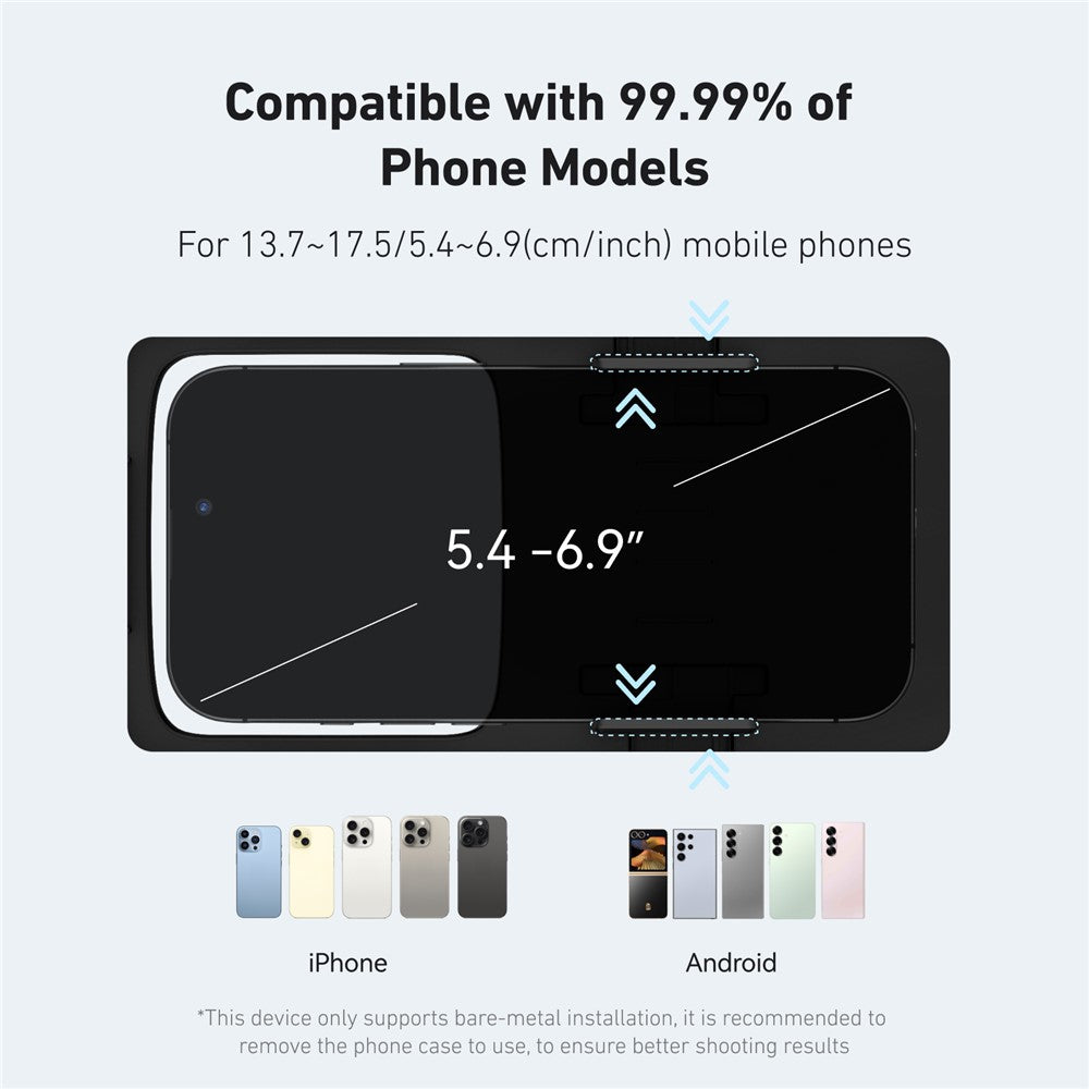 TELESIN 20m IP68 Diving Phone Housing for 5.4–6.9 inch Smartphones, Underwater Photography Case with Anti-Fog Glass, Camera Control & Color Compensation