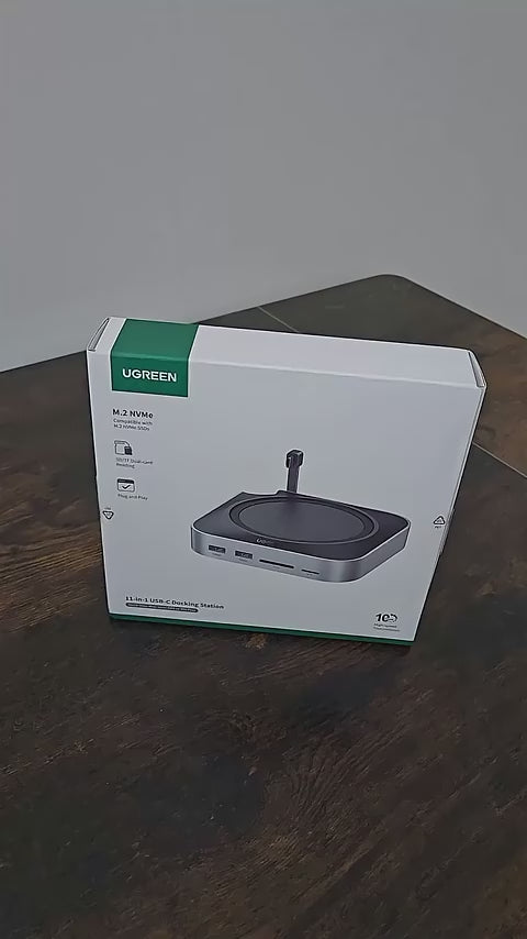 UGREEN Mac mini M4 Dock and Stand with M.2 NVMe Enclosure review by Cool Dad Finds