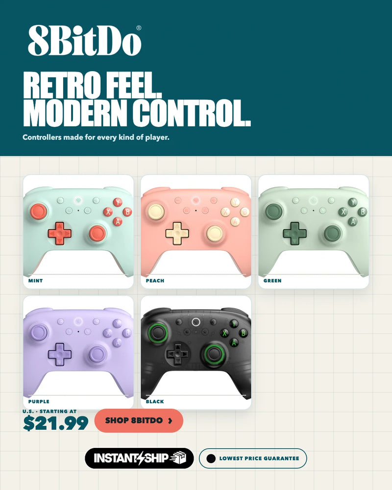 Retro feel, modern control