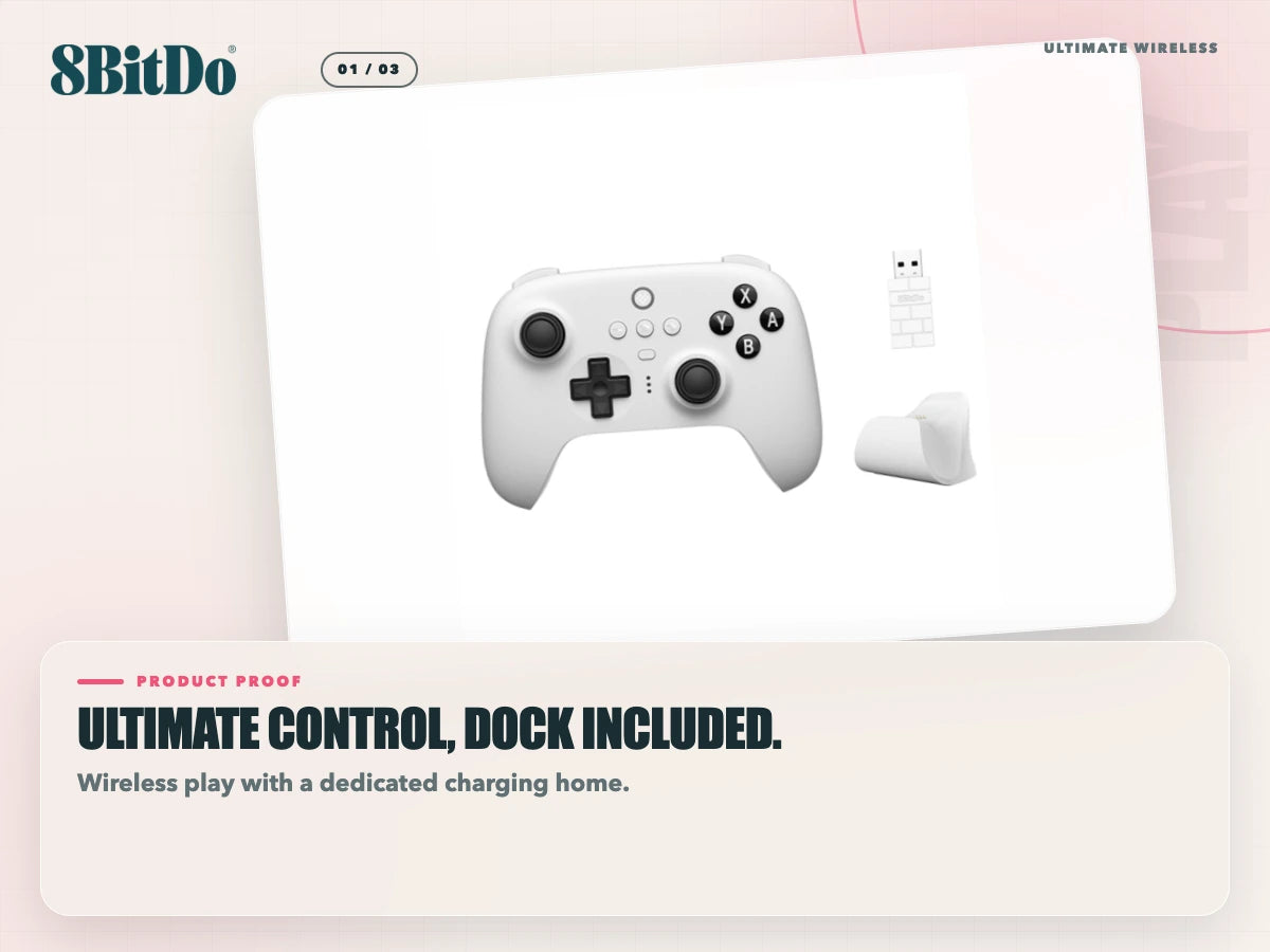 Ultimate control, dock included.