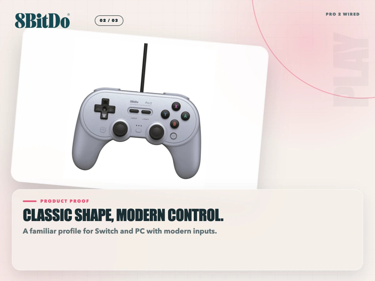 Classic shape, modern control.