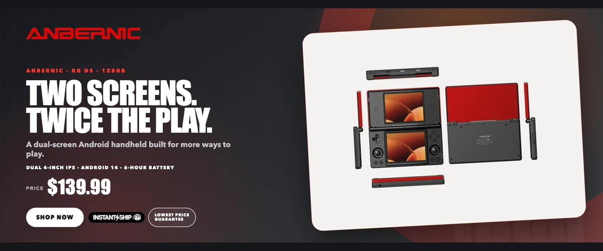 Two screens. Twice the play.