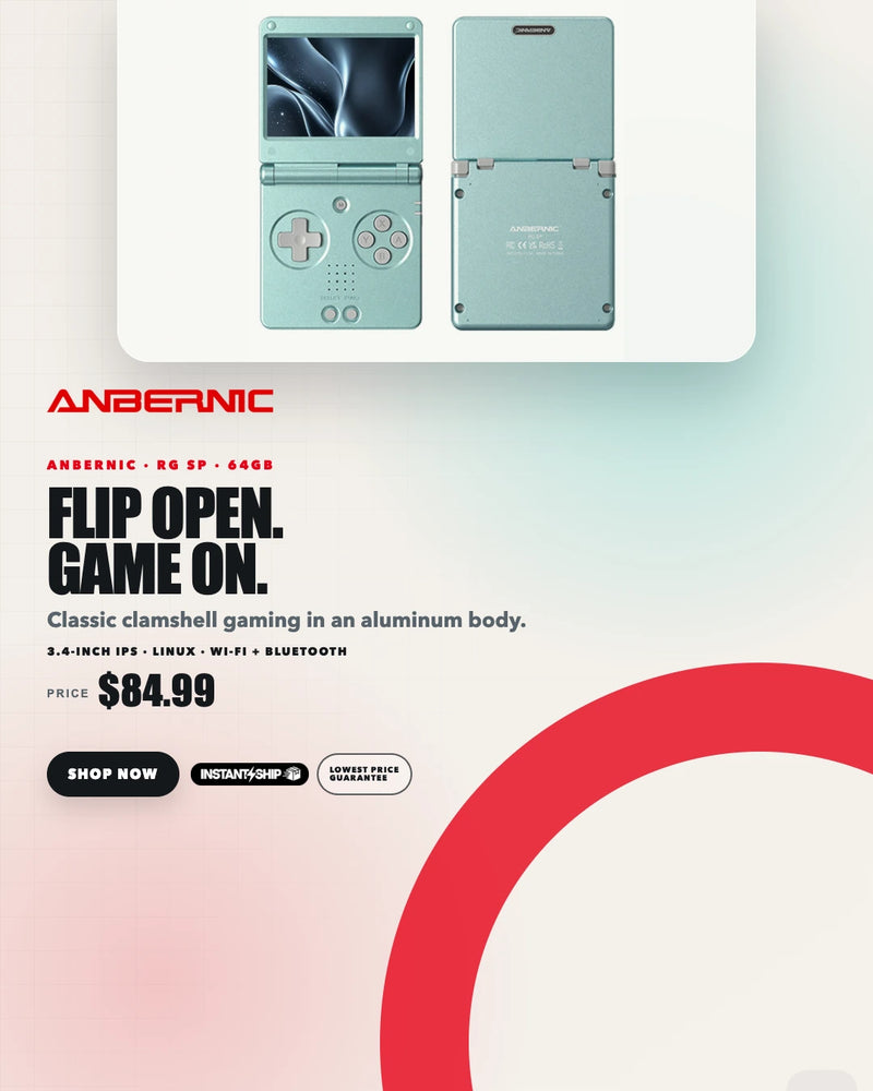 Flip open. Game on.
