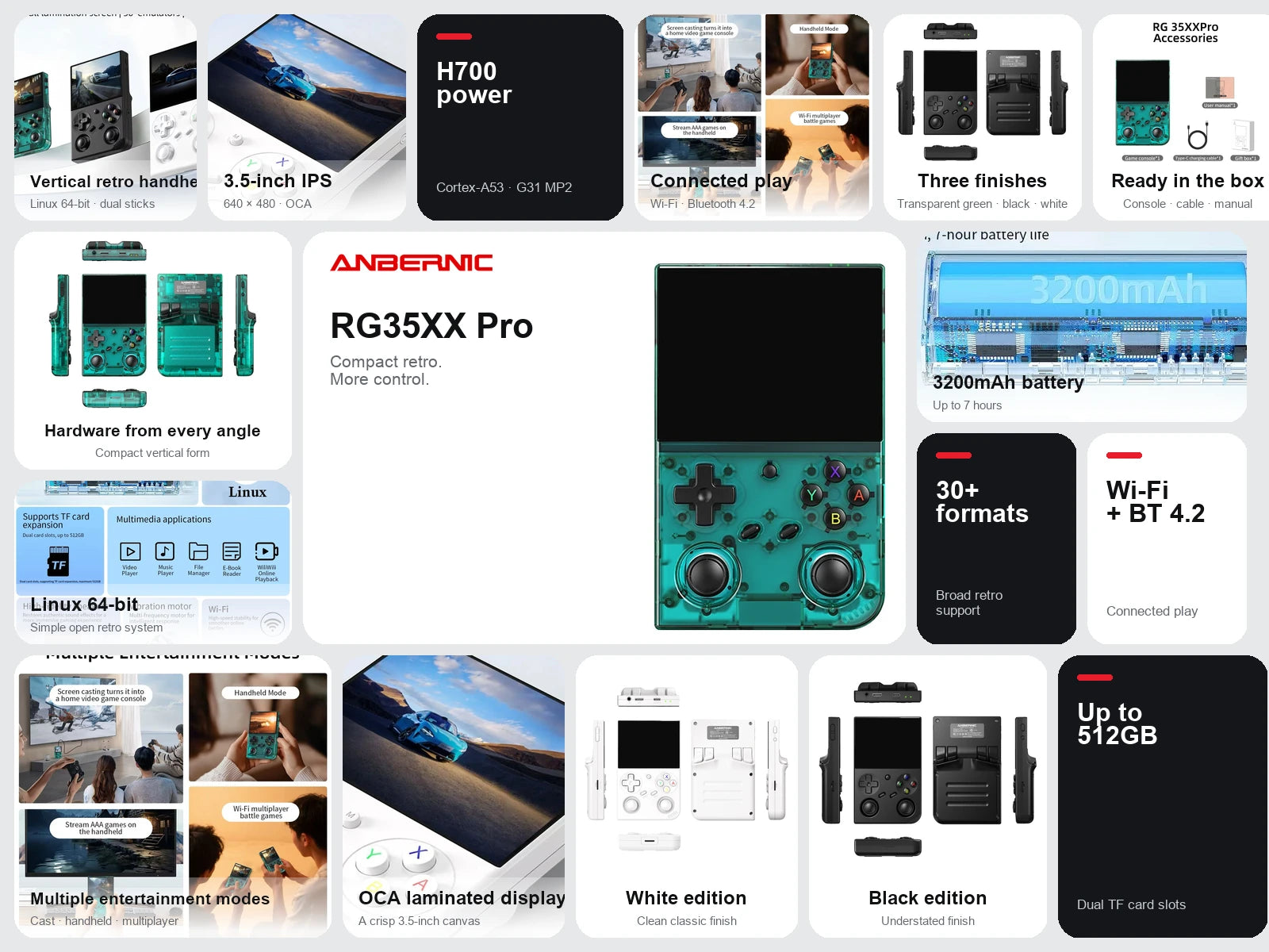 ANBERNIC RG35XX PRO features
